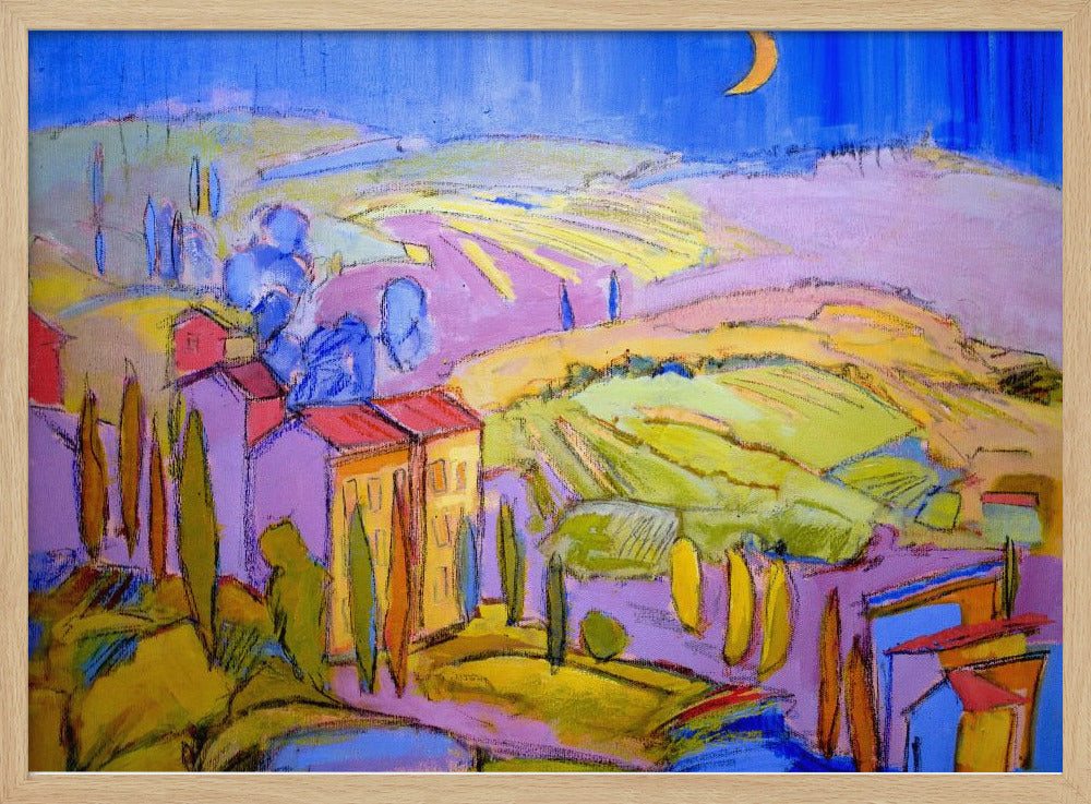 Moonlit Countryside | Poster