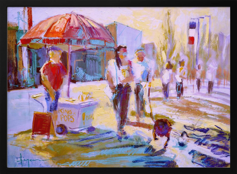 Sunny Stroll Scene | Poster