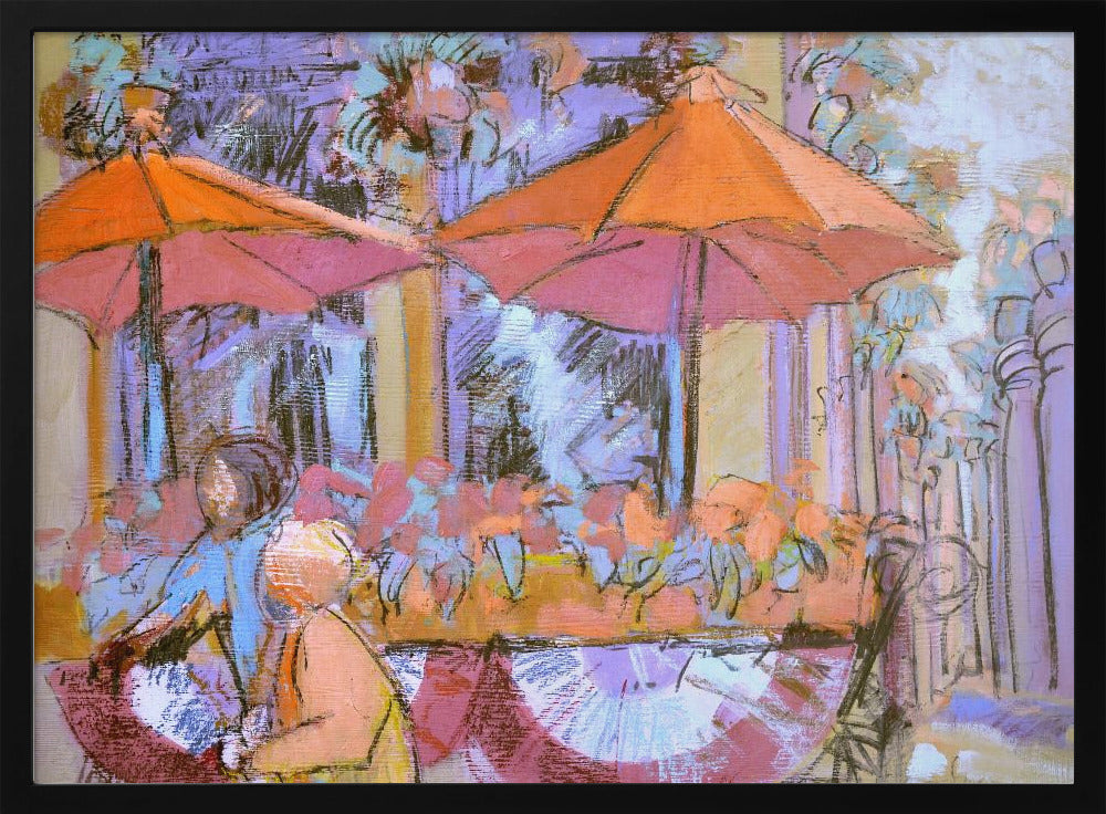 Sunny Café Moment | Poster