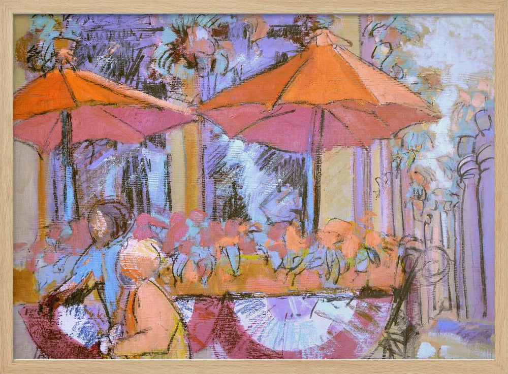 Sunny Café Moment | Poster