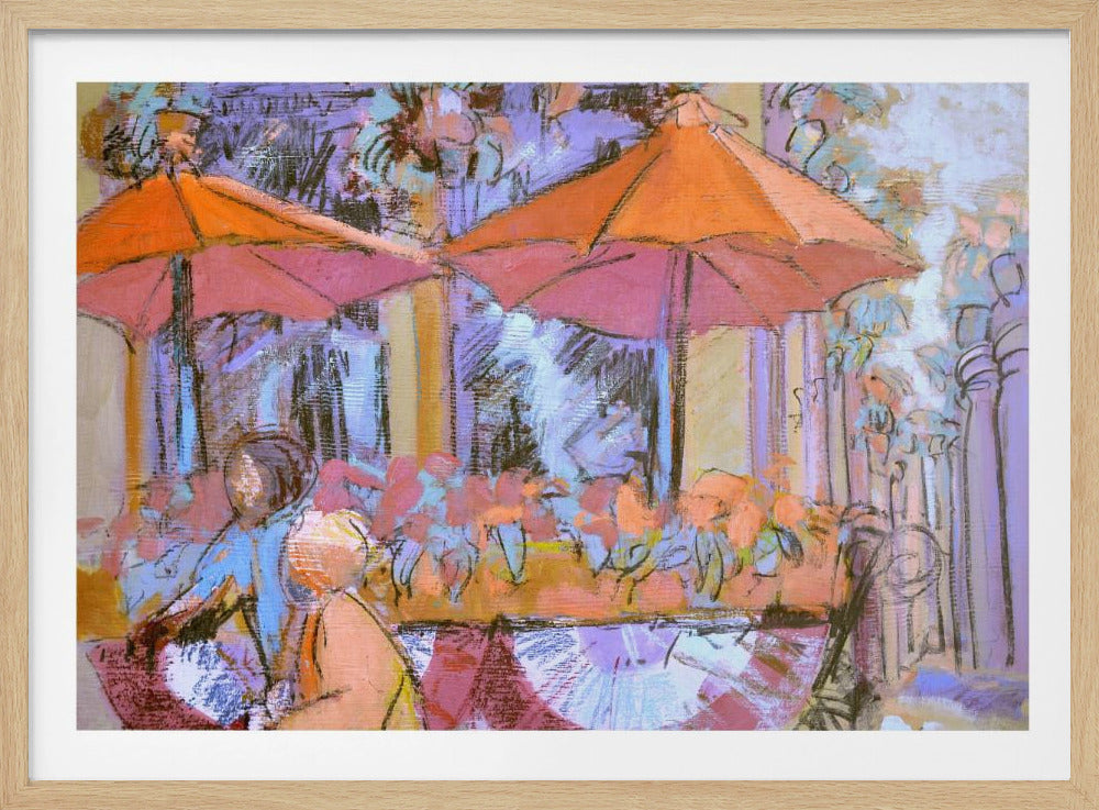 Sunny Café Moment | Poster