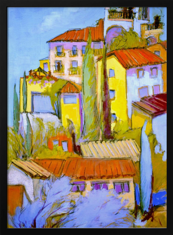 Hill Side Village | Poster