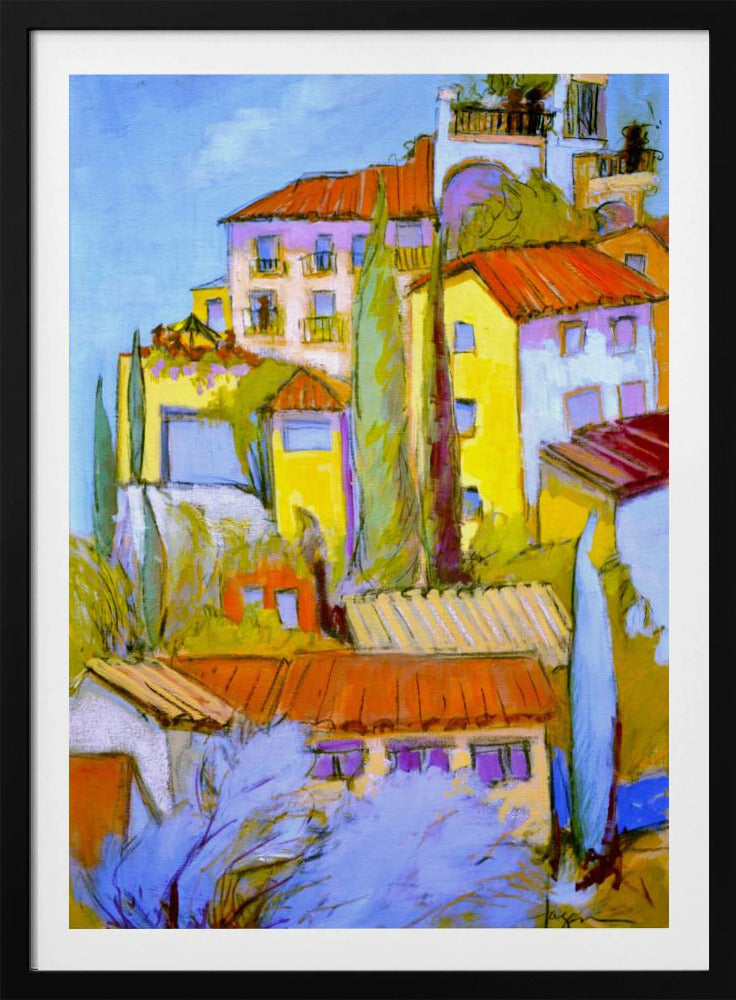 Hill Side Village | Poster