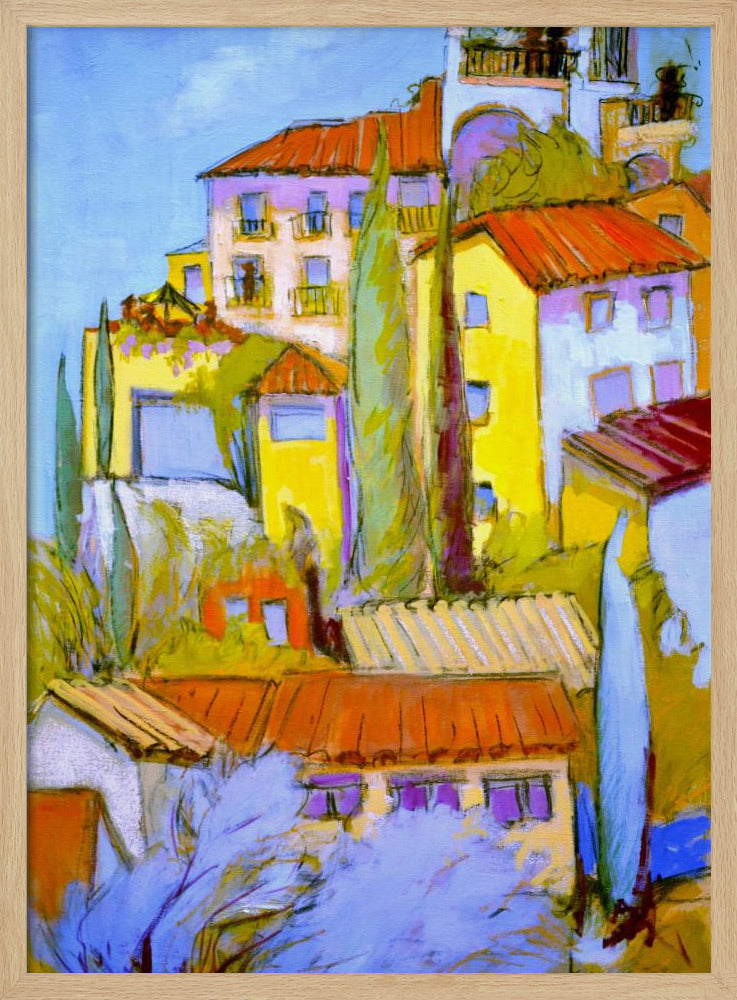 Hill Side Village | Poster