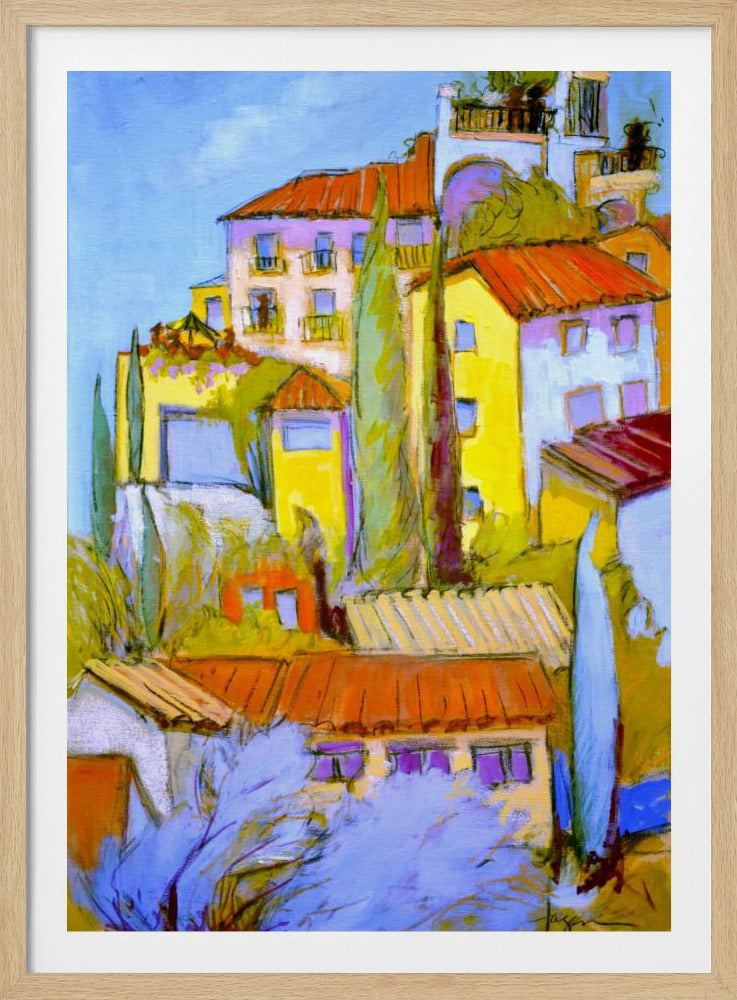 Hill Side Village | Poster