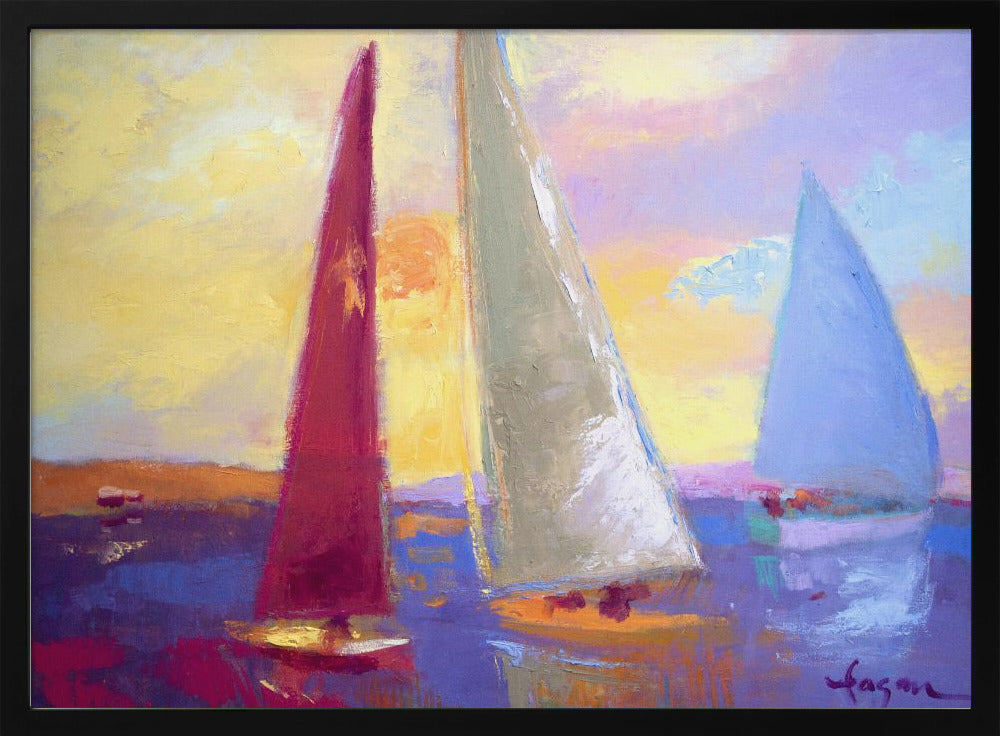 Sunset Sails | Poster