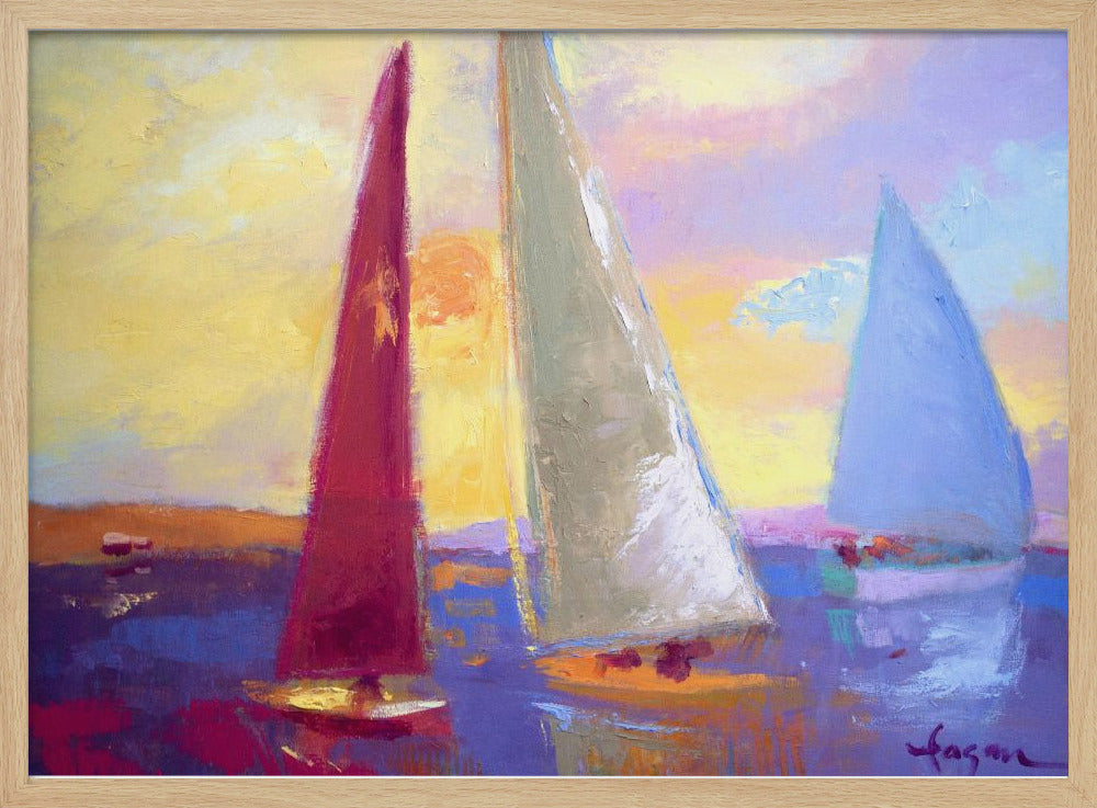 Sunset Sails | Poster