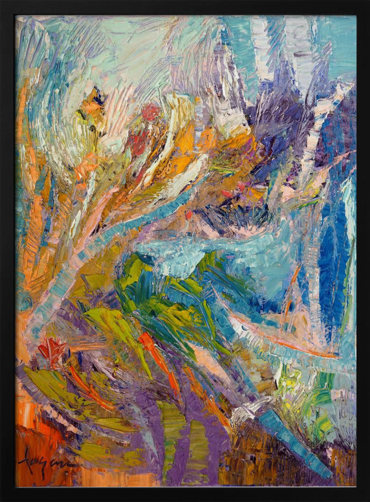 Indigo Abstract | Poster