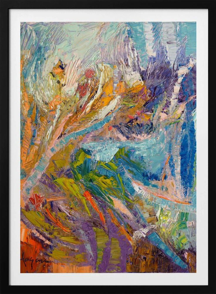 Indigo Abstract | Poster