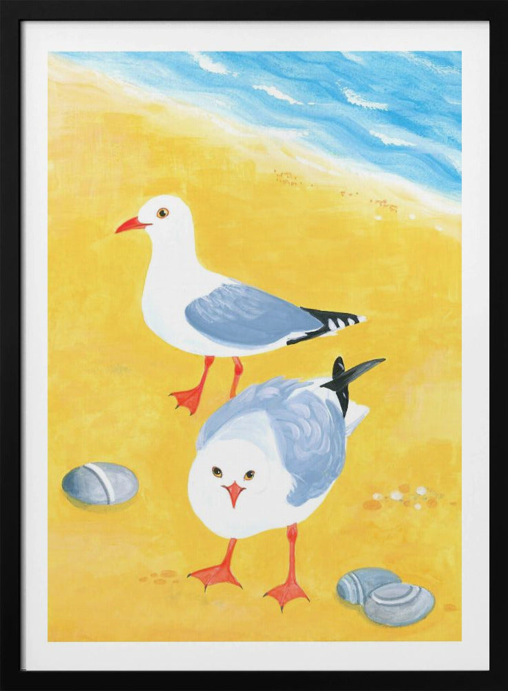 Seaside Seagulls | Poster