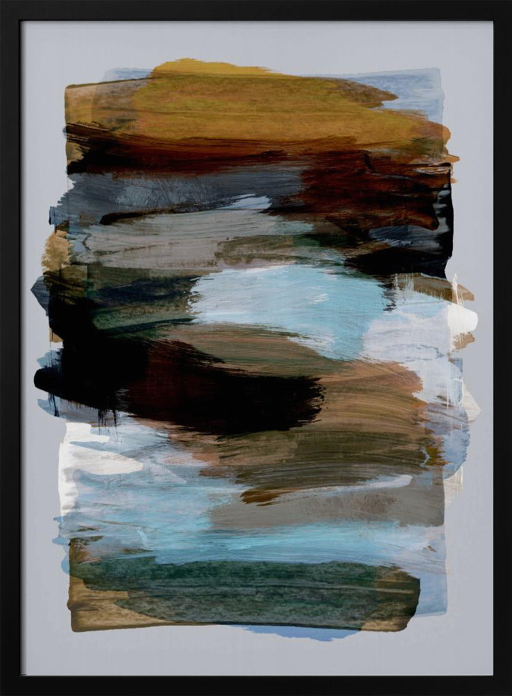 Abstract Brush Strokes 78X | Poster