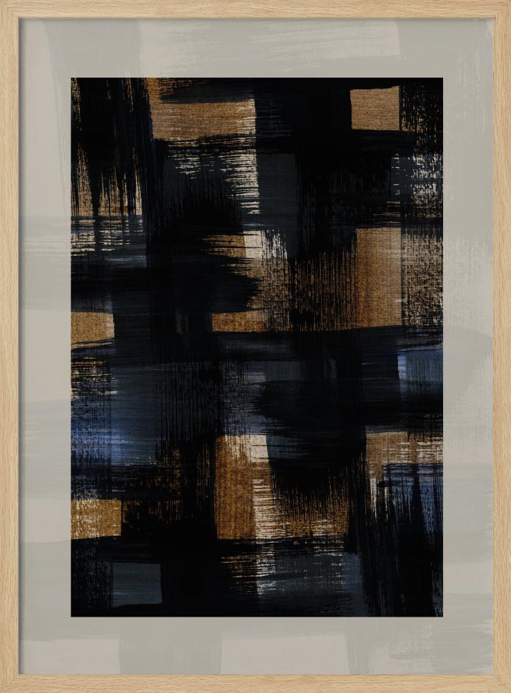 Abstract Brush Strokes 128X | Poster