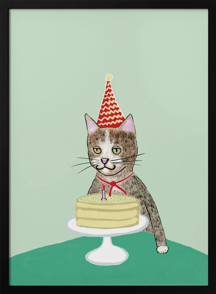 Birthday cat | Poster