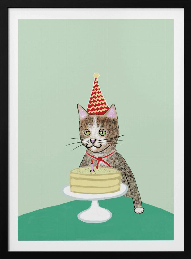 Birthday cat | Poster