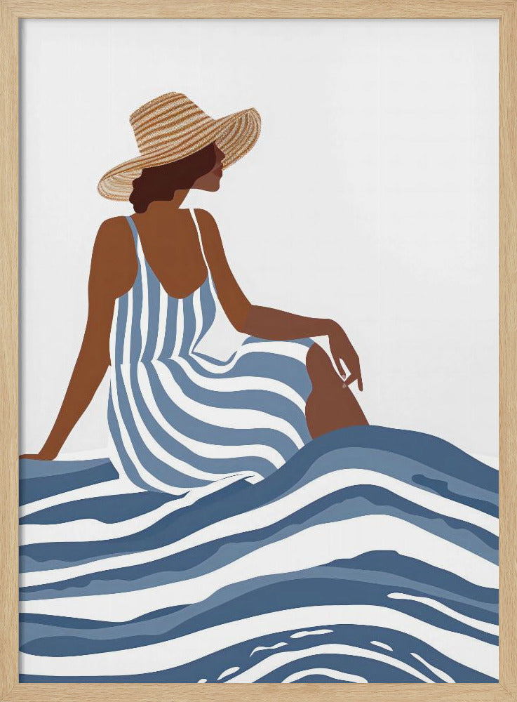 The Girl In the Striped Dress | Poster