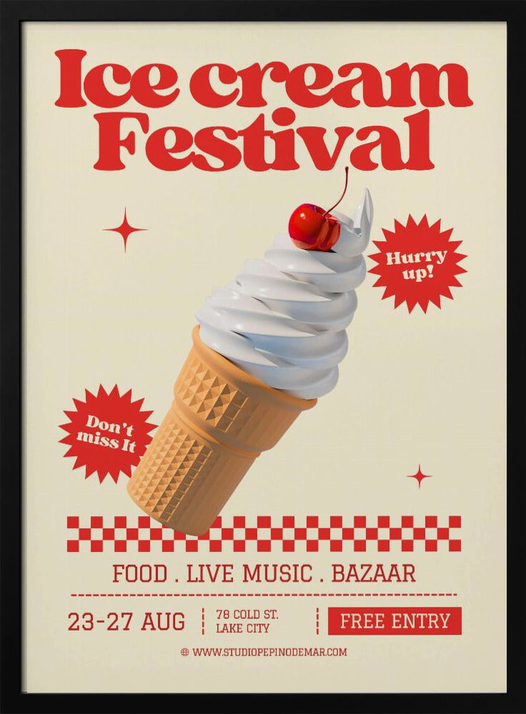 Ice Cream Festival | Poster