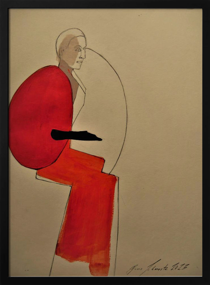 Woman In Red | Poster