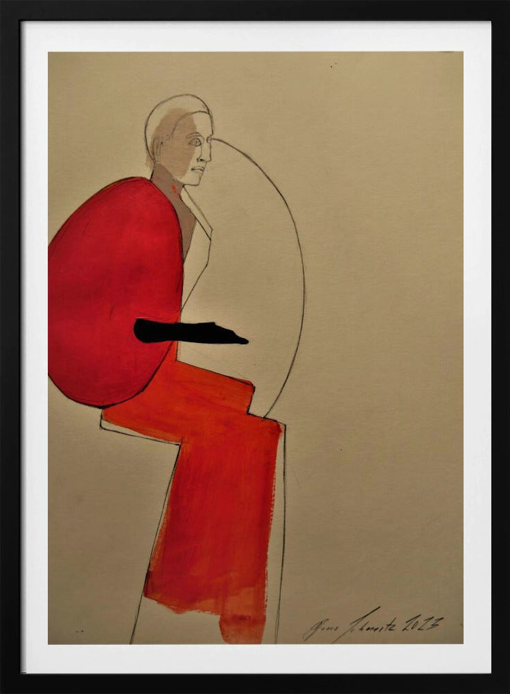 Woman In Red | Poster