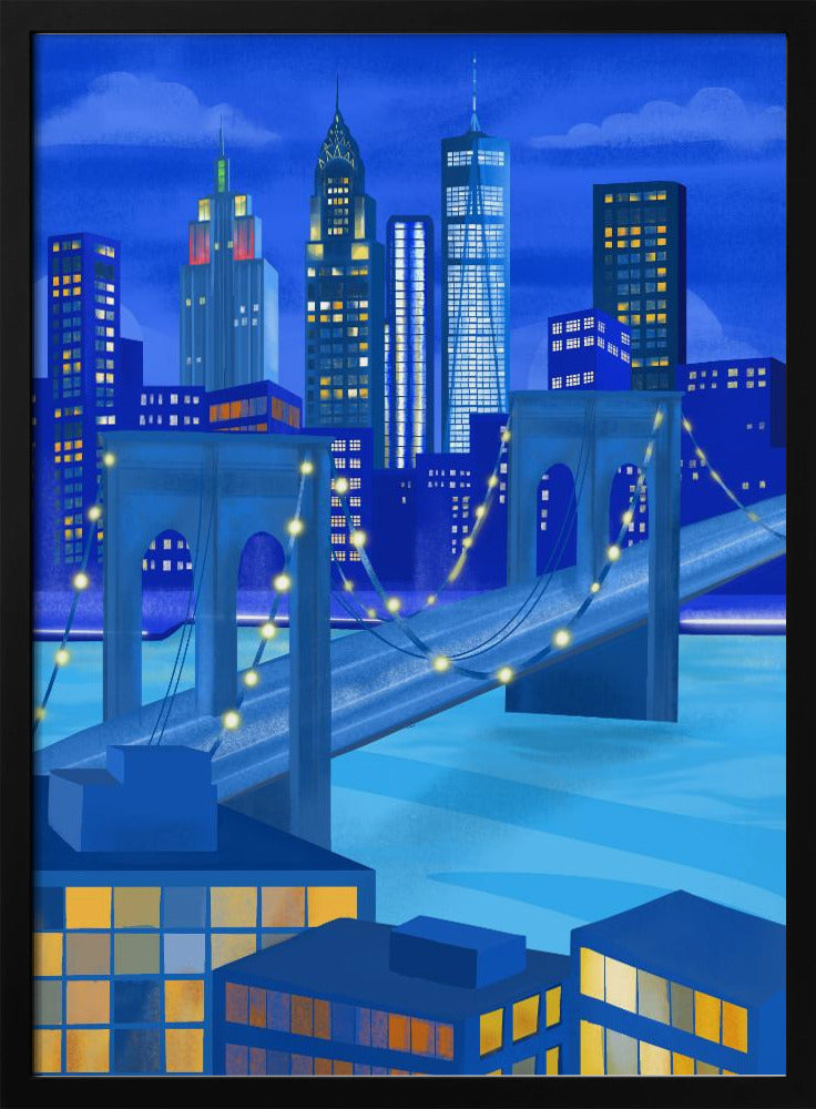 New York At Night | Poster
