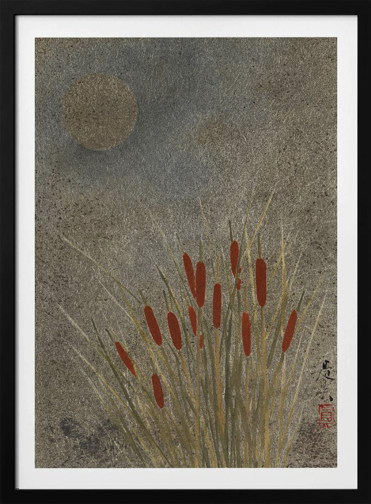 Japanese Grass Field At Night (1807–1891) Full | Poster