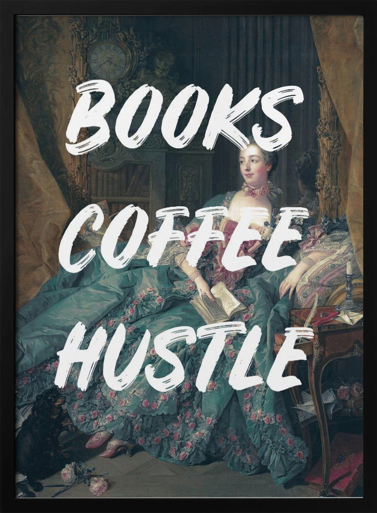Bookscoffeewhite Ratioiso | Poster