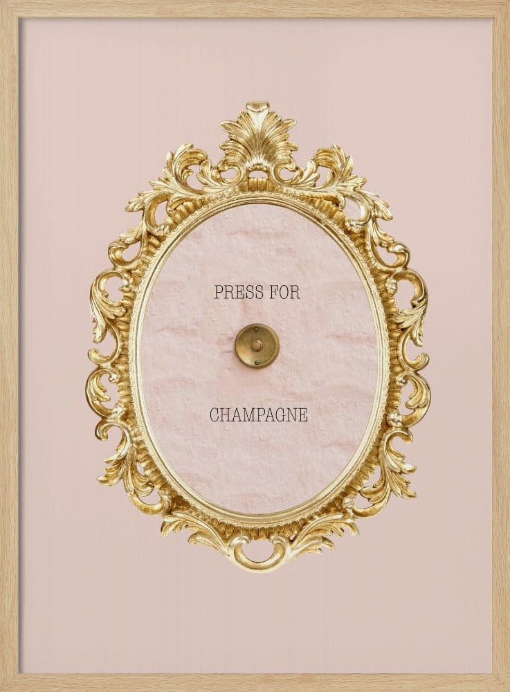 Pressforchampagnepink | Poster