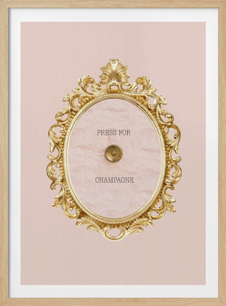 Pressforchampagnepink | Poster