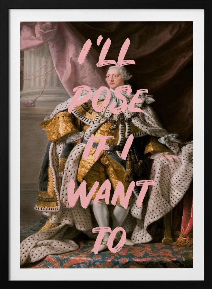 Kingposerpink Ratio2x3 | Poster