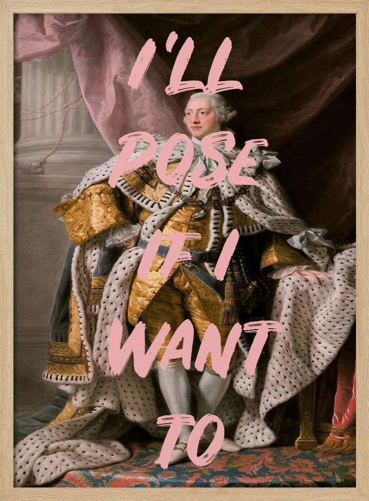 Kingposerpink Ratio2x3 | Poster