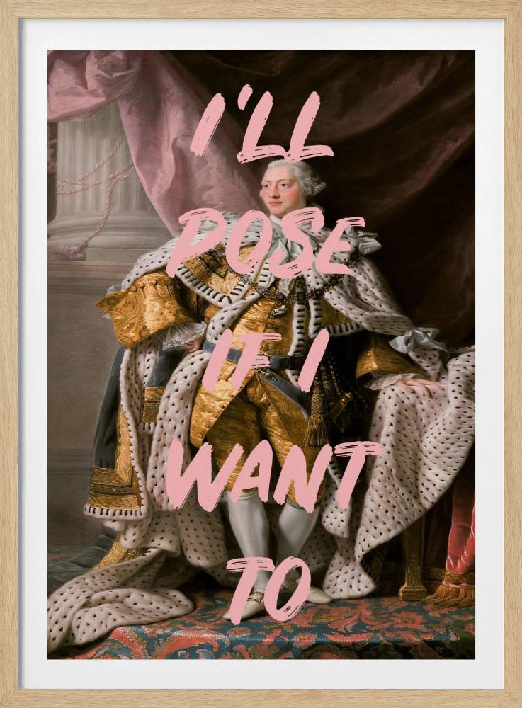 Kingposerpink Ratio2x3 | Poster