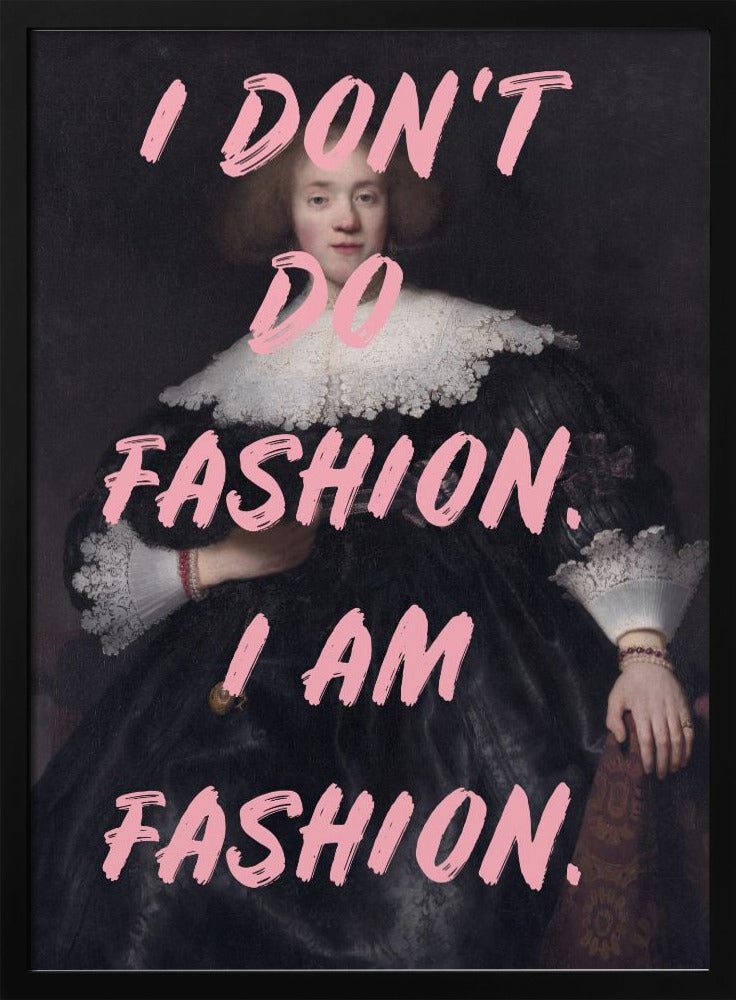 Iamfashionii Ratioiso | Poster