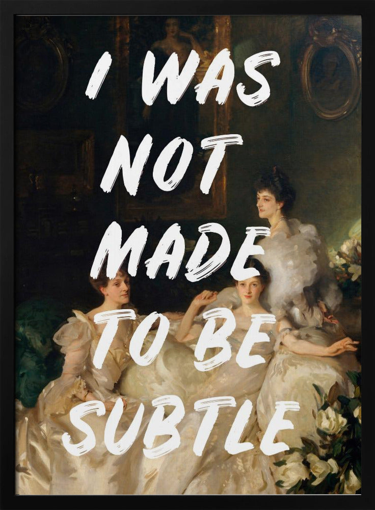 Notsubtlewhitefont Ratioiso | Poster