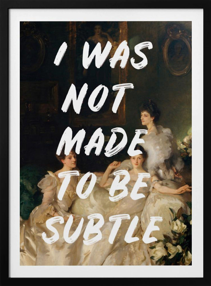 Notsubtlewhitefont Ratioiso | Poster