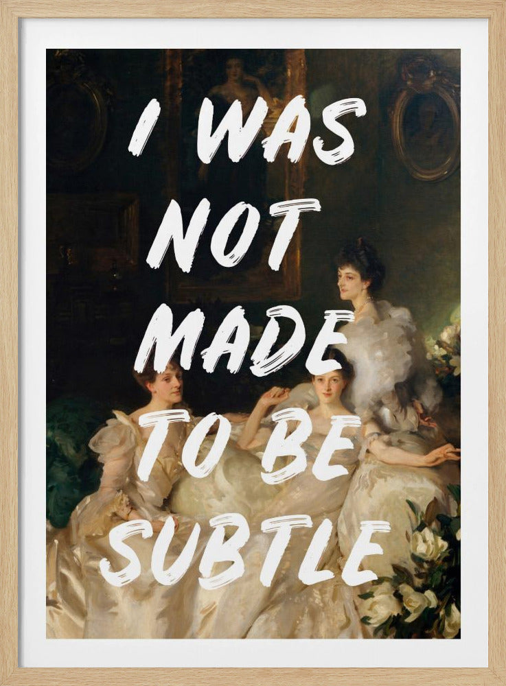 Notsubtlewhitefont Ratioiso | Poster