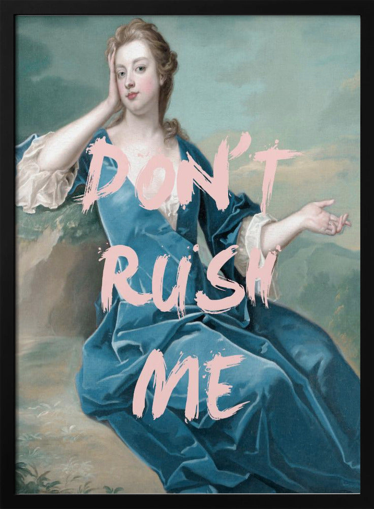 Dontrushmeteal Ratio2x3 | Poster