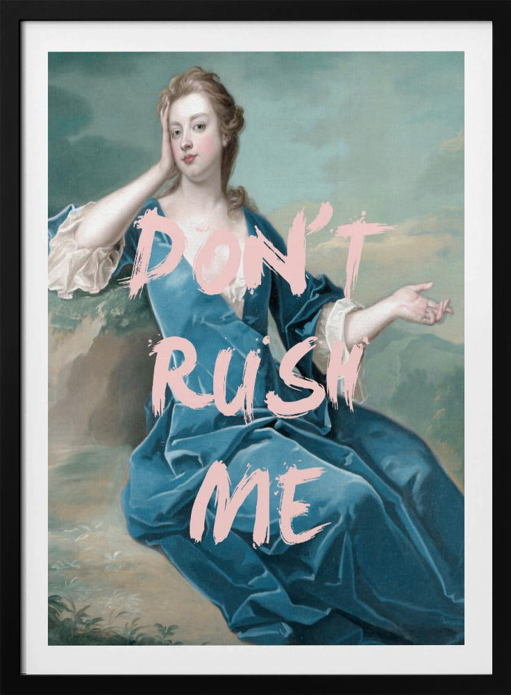 Dontrushmeteal Ratio2x3 | Poster