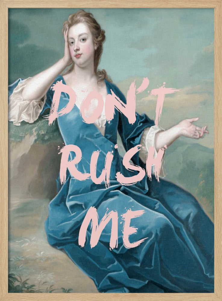 Dontrushmeteal Ratio2x3 | Poster