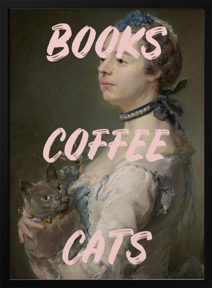 Bookscoffeecats Ratioiso | Poster