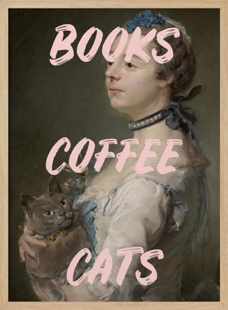 Bookscoffeecats Ratioiso | Poster