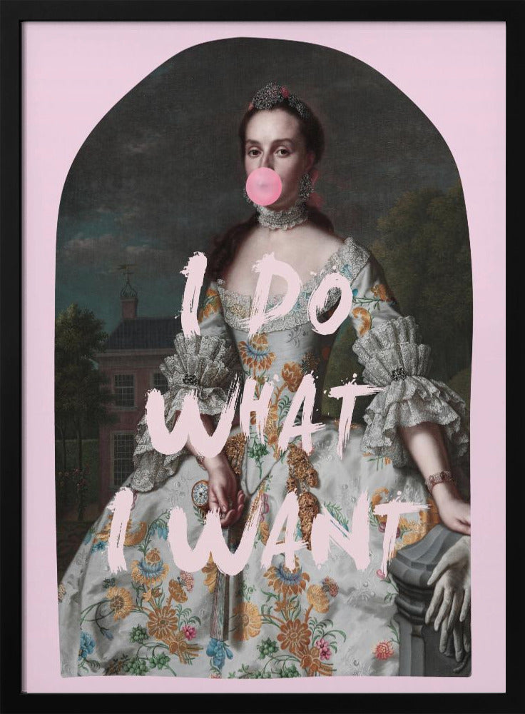 PINK I DO WHAT I WANT MAXIMALIST ART | Poster