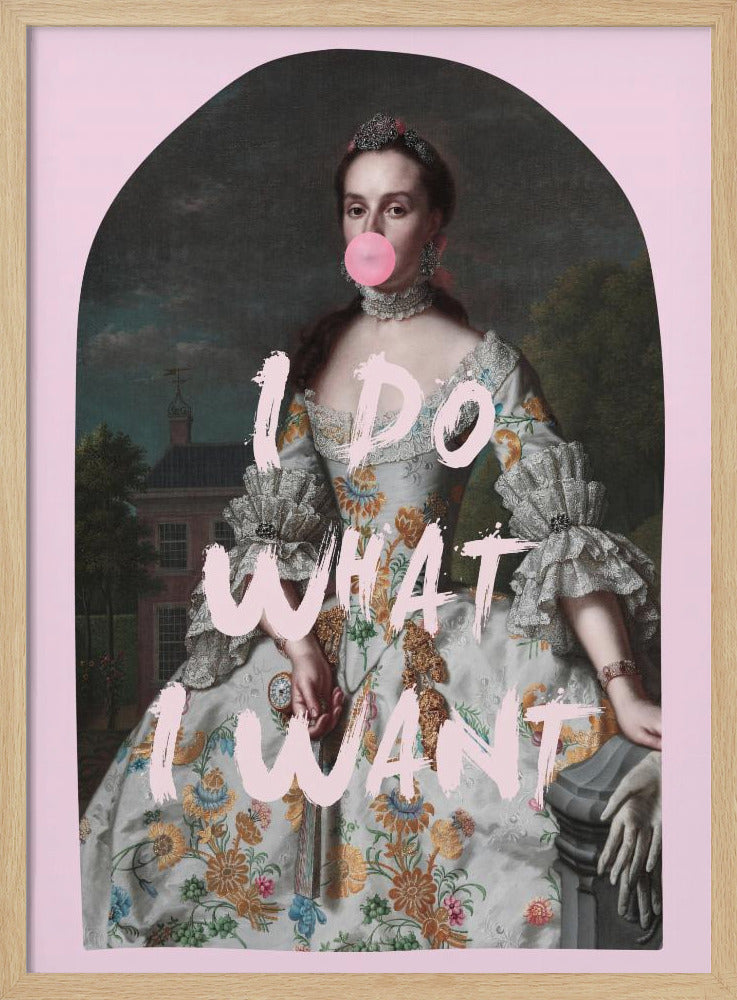 PINK I DO WHAT I WANT MAXIMALIST ART | Poster