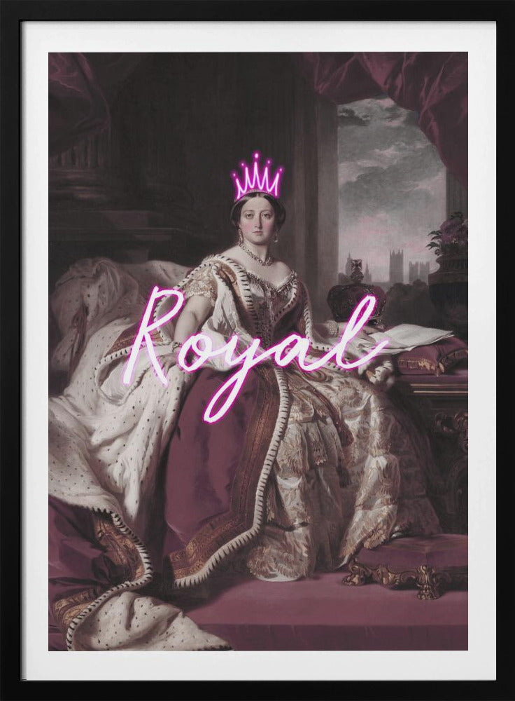 Queenvictoriaroyalneon Ratioiso | Poster