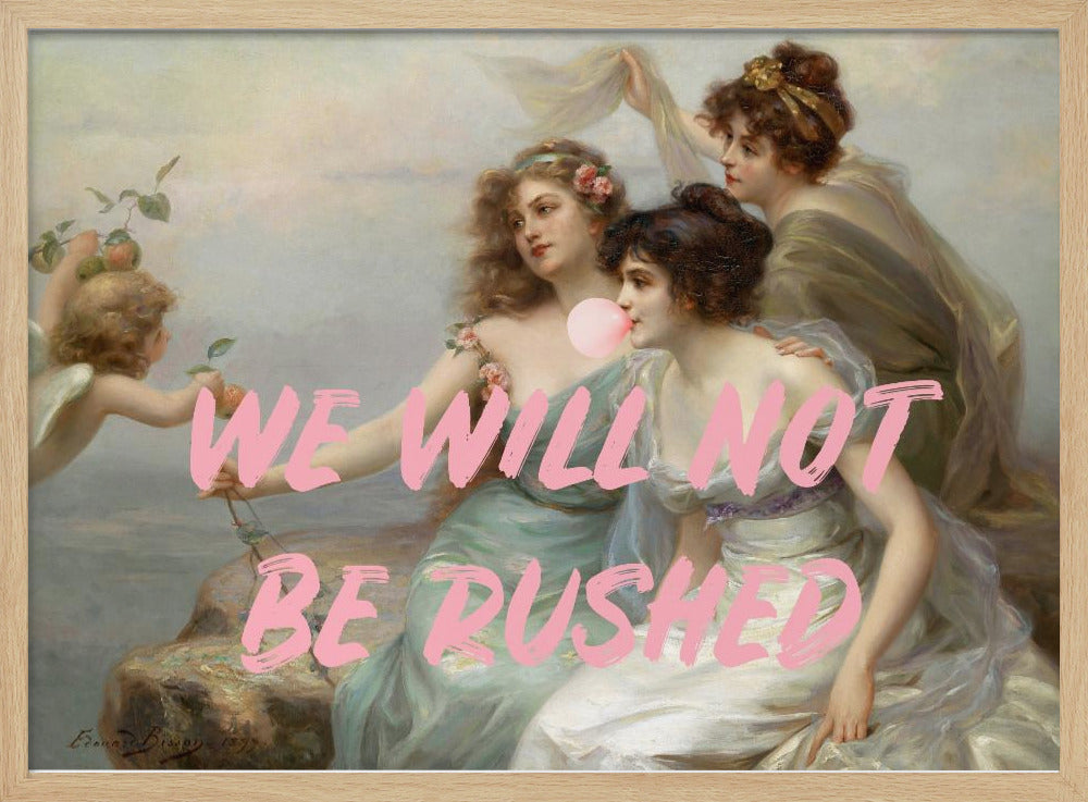 Wewillnotberushed Ratioiso | Poster