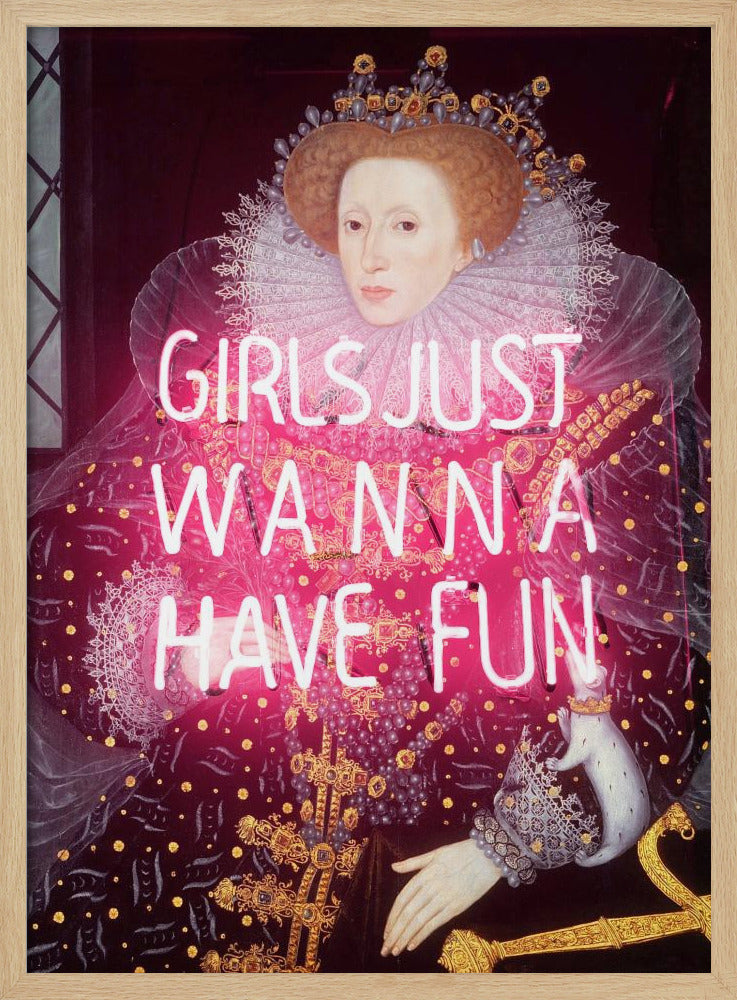 Queenelizabethneon Ratioiso | Poster