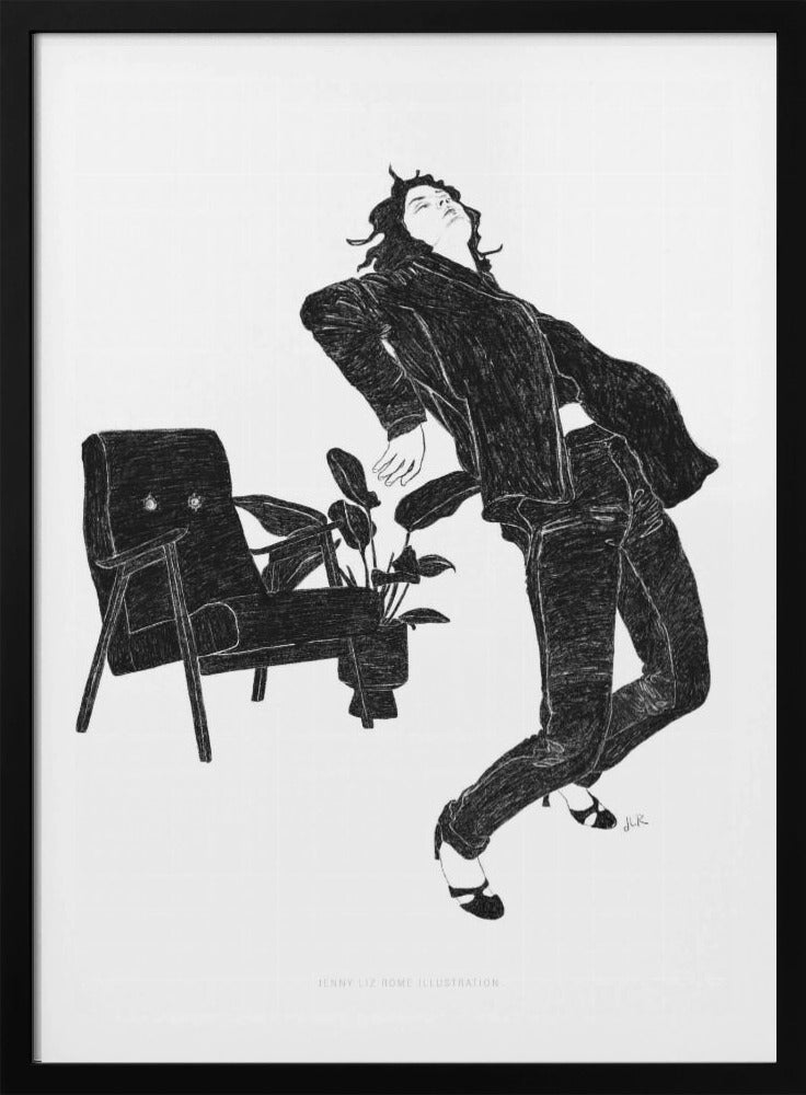 Jlr Dancingathome6 Blackandwhite Copy | Poster