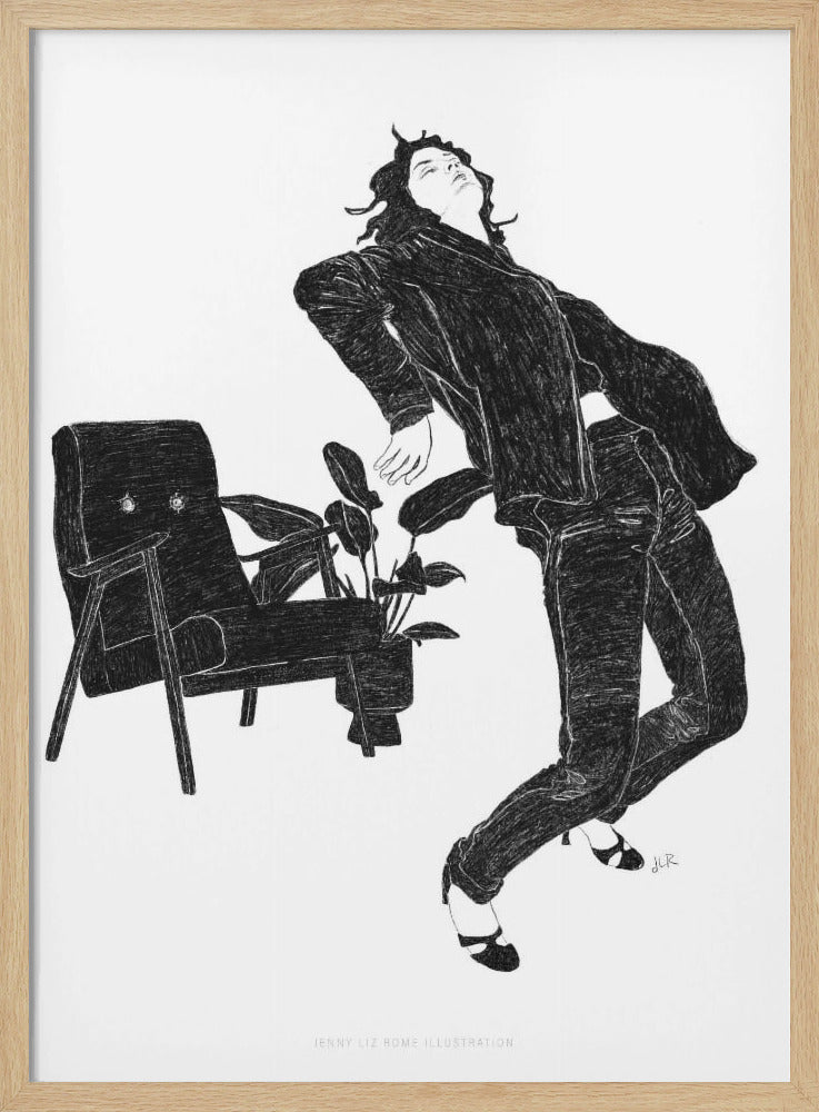 Jlr Dancingathome6 Blackandwhite Copy | Poster