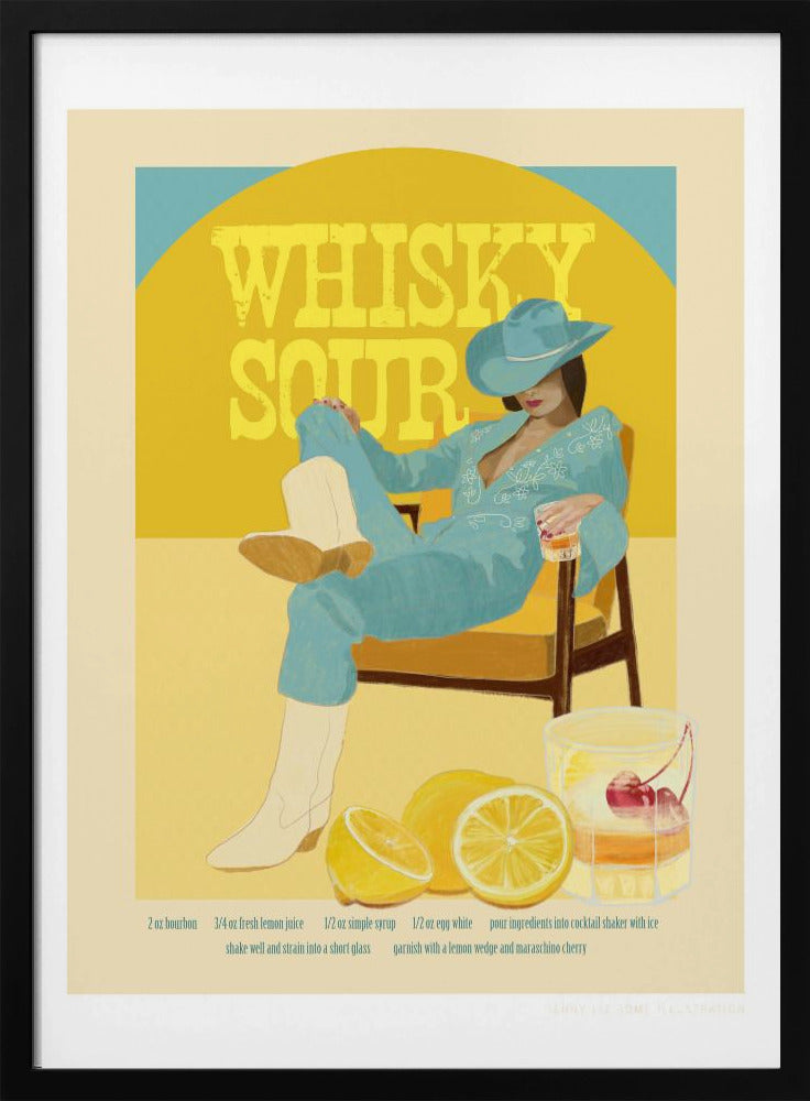 Jlr Cocktails Whiskysour | Poster
