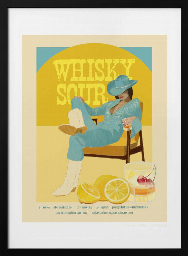 Jlr Cocktails Whiskysour | Poster