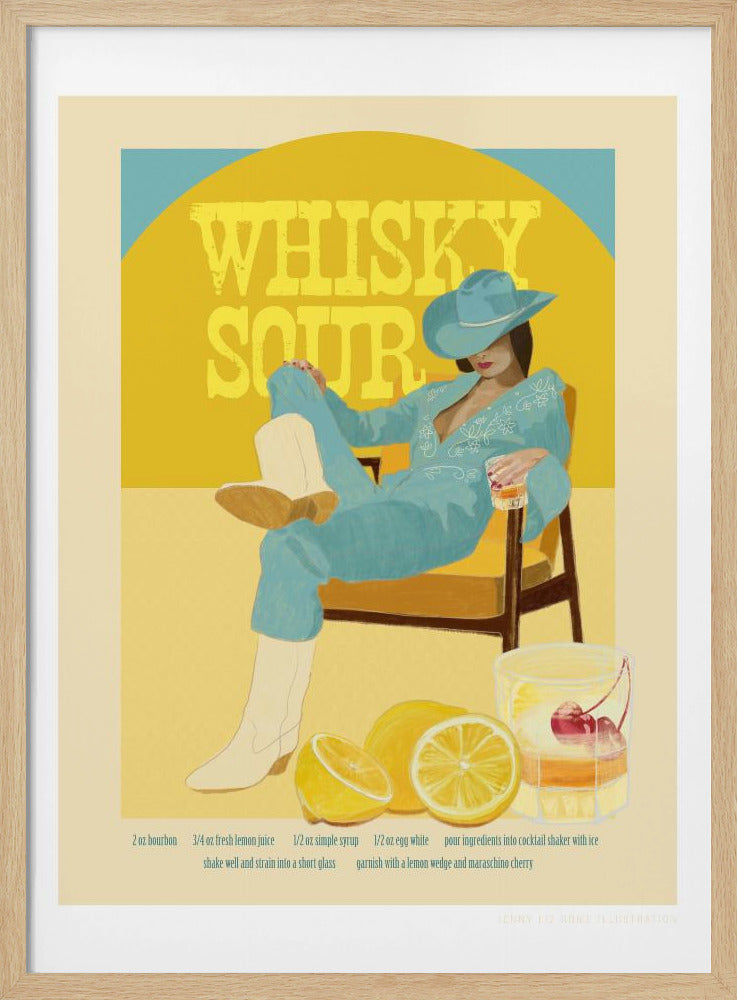 Jlr Cocktails Whiskysour | Poster