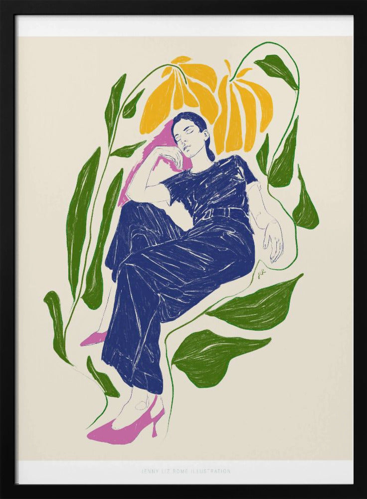 Jlr Quiet in the garden | Poster